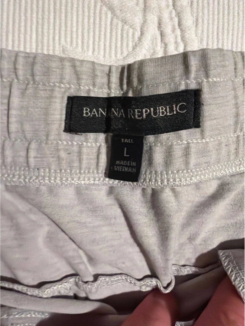 Banana Republic Tall Size L Gray Casual Shorts